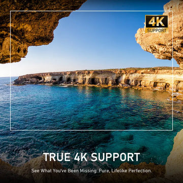 4K Mini Projector | Portable Home Theater with Dolby 3D Audio